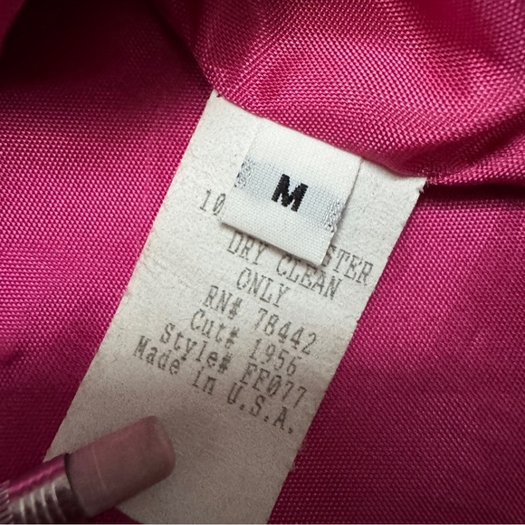 Jules Allen Giraffe Print Coat Vintage Y2K Womens Size Medium - Picture 9 of 10